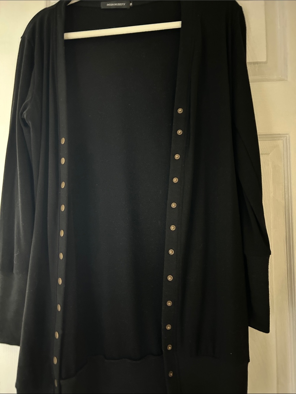 Women’s Black long sweater size-medium